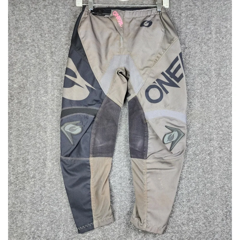 ONeal Motocross Suit Set Youth 12/14 Gray Black Pink Racing Gear Long Sleeve‎